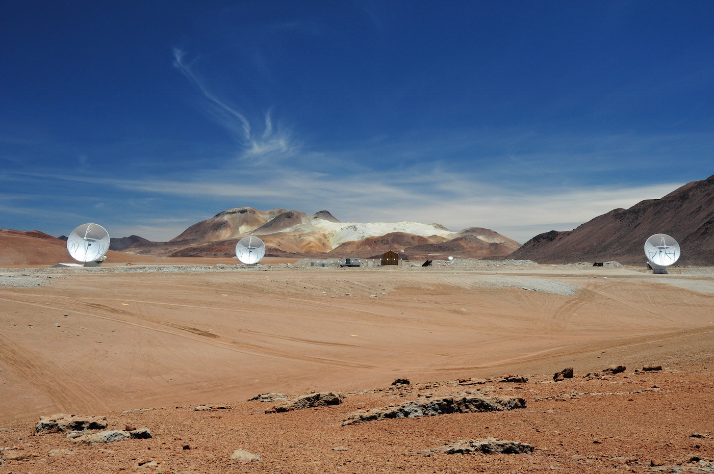 ALMA antennas interferometry, Atacama Desert
