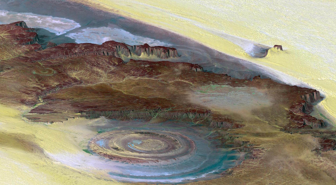 Richat Structure, the Eye of the Sahara