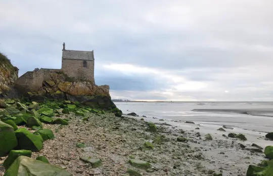 Chapelle Saint-Aubert at Mont Saint Michel (Normandy, France) walk at low tide | Mont Saint-Michel winter escape | LegendaryTrips