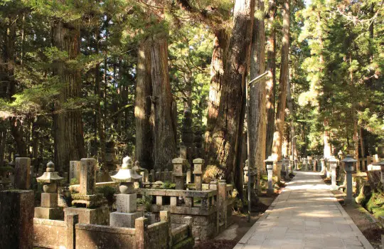 Okunoin cemetery Koyasan Japan