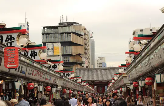 Market in Asakusa Tokyo Japan