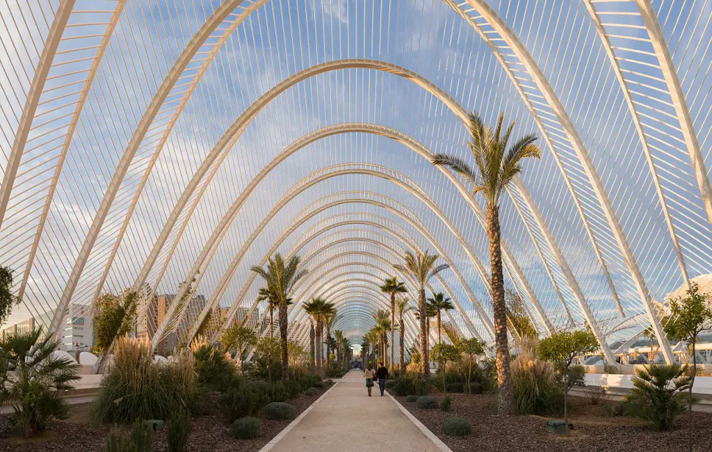 L'Umbracle City of Arts and Sciences Valencia Spain