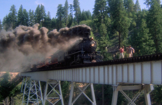 Rail bridge train scene Stand by Me filming locations (1986)