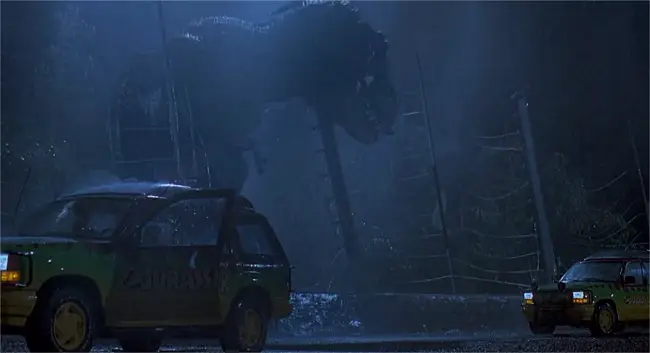 T. Rex Paddock Jurassic Park 1993