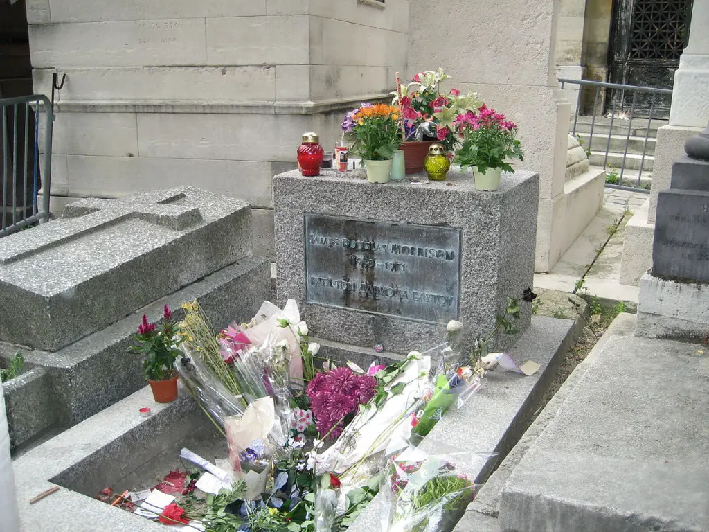 Jim Morrison's Grave in Paris