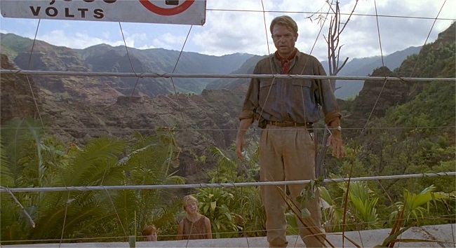 Electrical fence - Hawaii, Jurassic Park, 1995