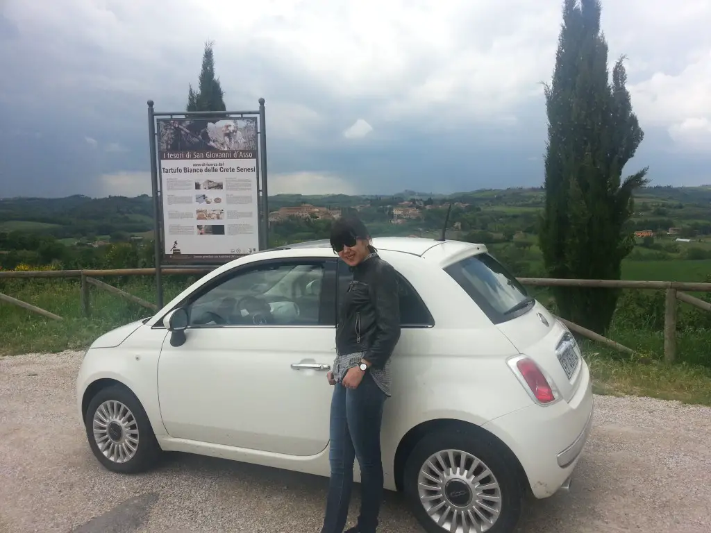Fiat 500cc Tuscany road trip