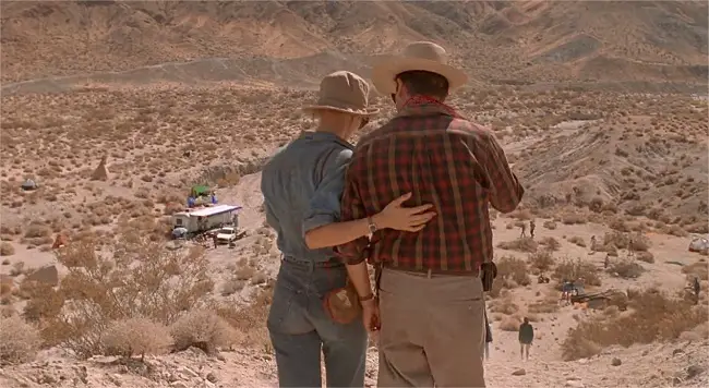 Dig site Badlands Mojave, Jurassic Park, 1995