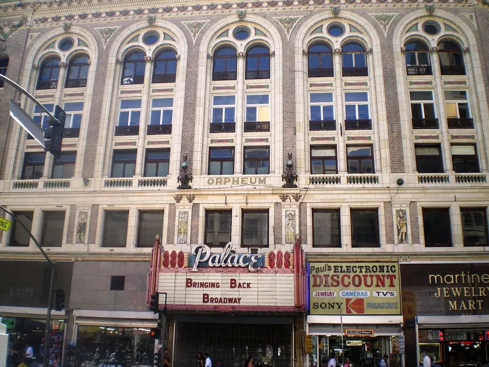 Gotham Museum Benefit Ball exterior Palace Theater, Los Angeles The Dark Knight Rises