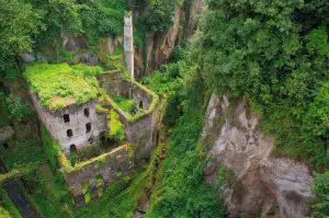 Abandoned mill in Sorrento, Italy