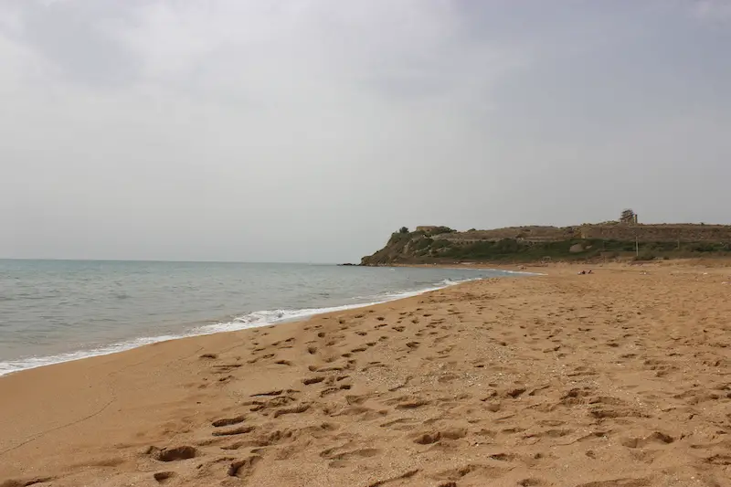 Beach at Marinella di Selinunte, Sicily, Italy