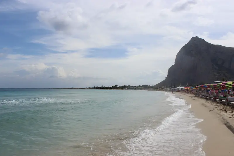 Beach at San Vito Lo Capo, Sicily, Italy