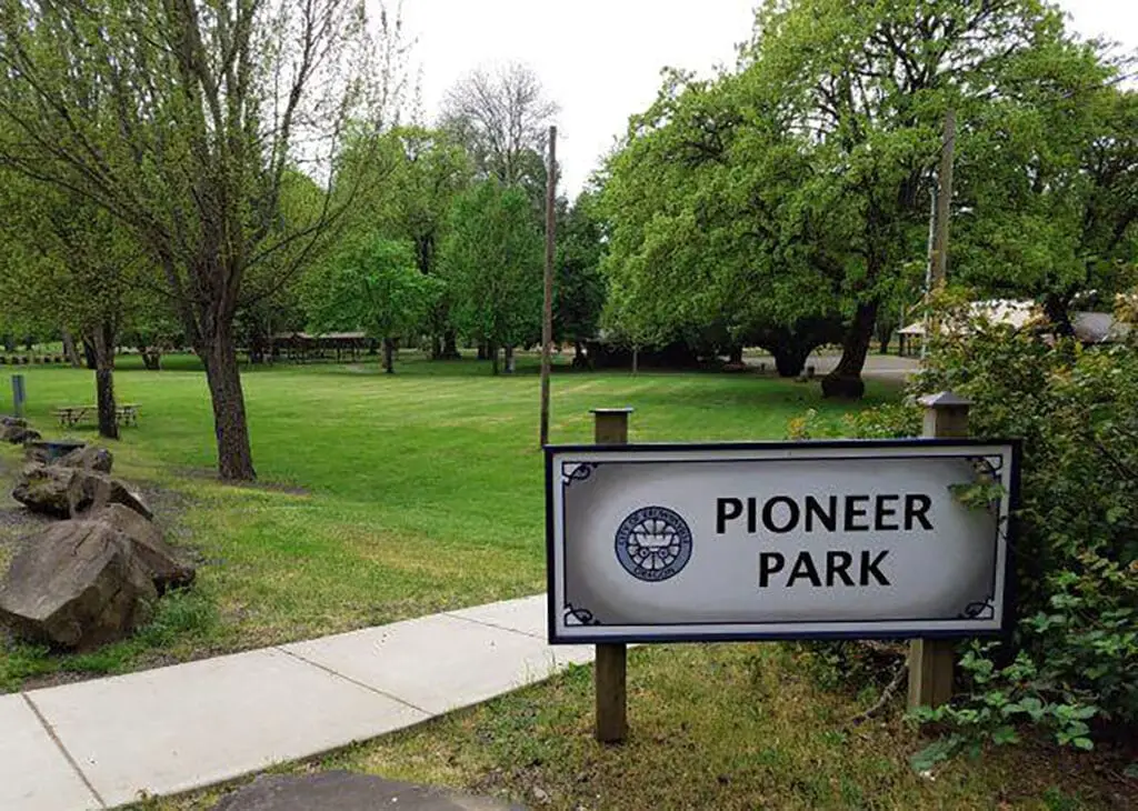 Pioneer Park in Brownsville, Oregon, USA