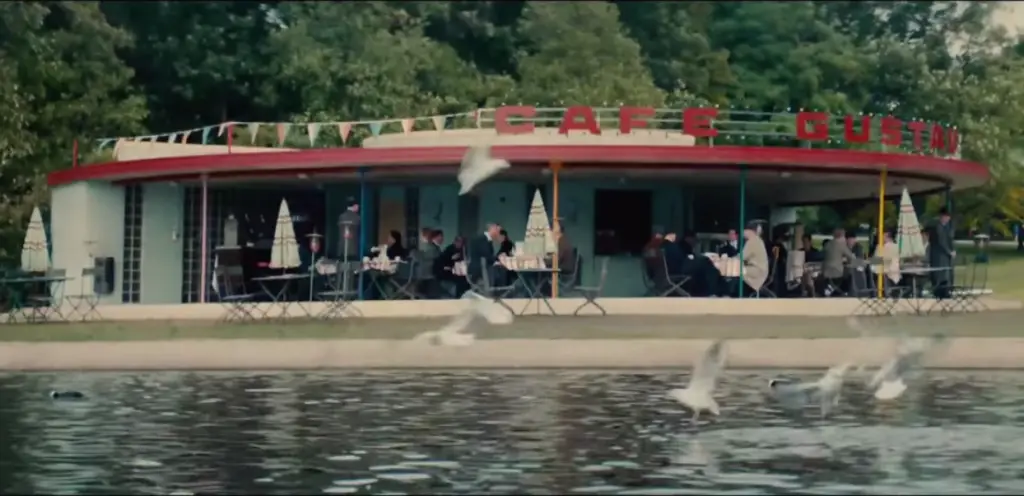 Brockwell Park, London, Cafe Gustav, Berlin, The Man from UNCLE filming locations (2015)