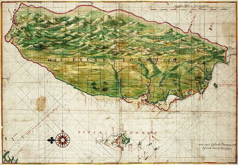 Dutch Map of Formosa 1640