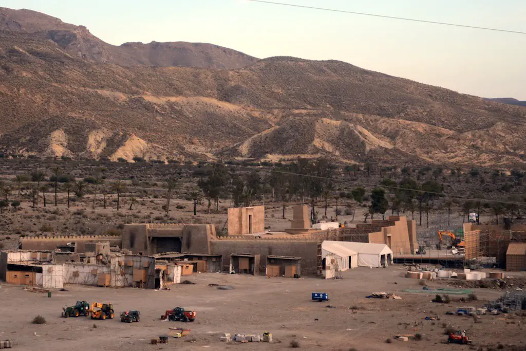 Exodus set in Pechina, Andalusia, Spain