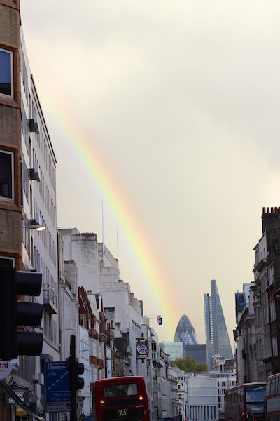 Rainbow in London