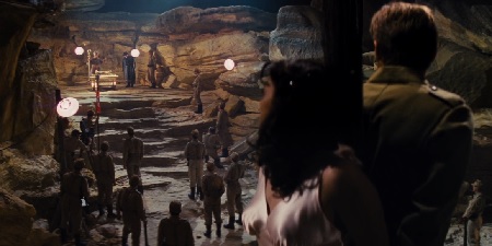 Indiana Jones Raiders of the Lost Ark, Ark opening ritual scene, Elstree Studios in Hertfordshire, United Kingdom