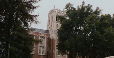 Indiana Jones Raiders of the Lost Ark Marshall College (exterior), Conservatory of Music, University of the Pacific, Stockton, California, United States