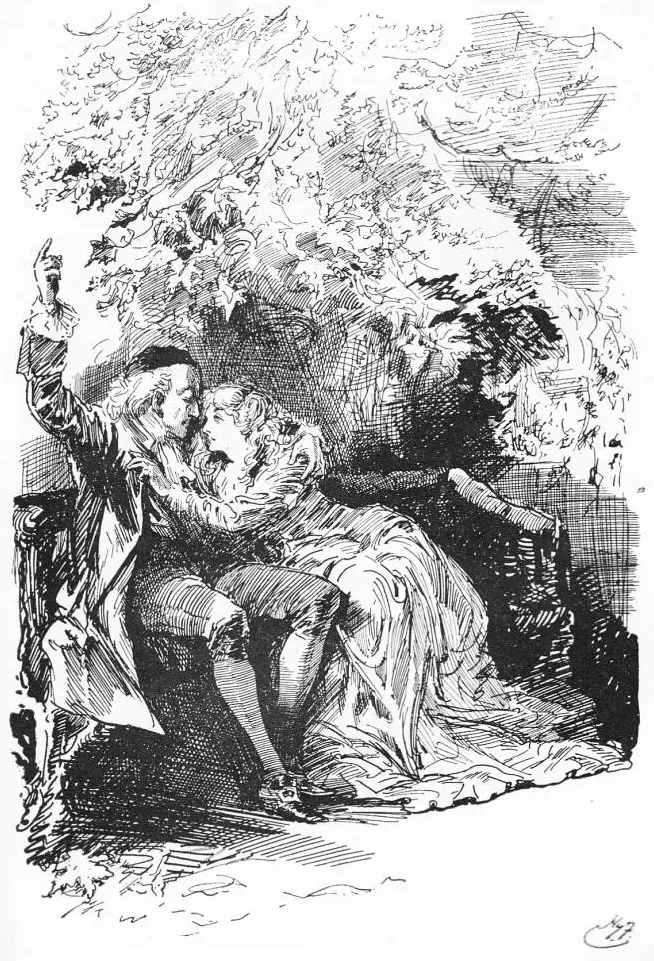 Doctor Alexandre Manette and daughter Lucie Manette original illustration A Tale of Two Cities places Charles Dickens