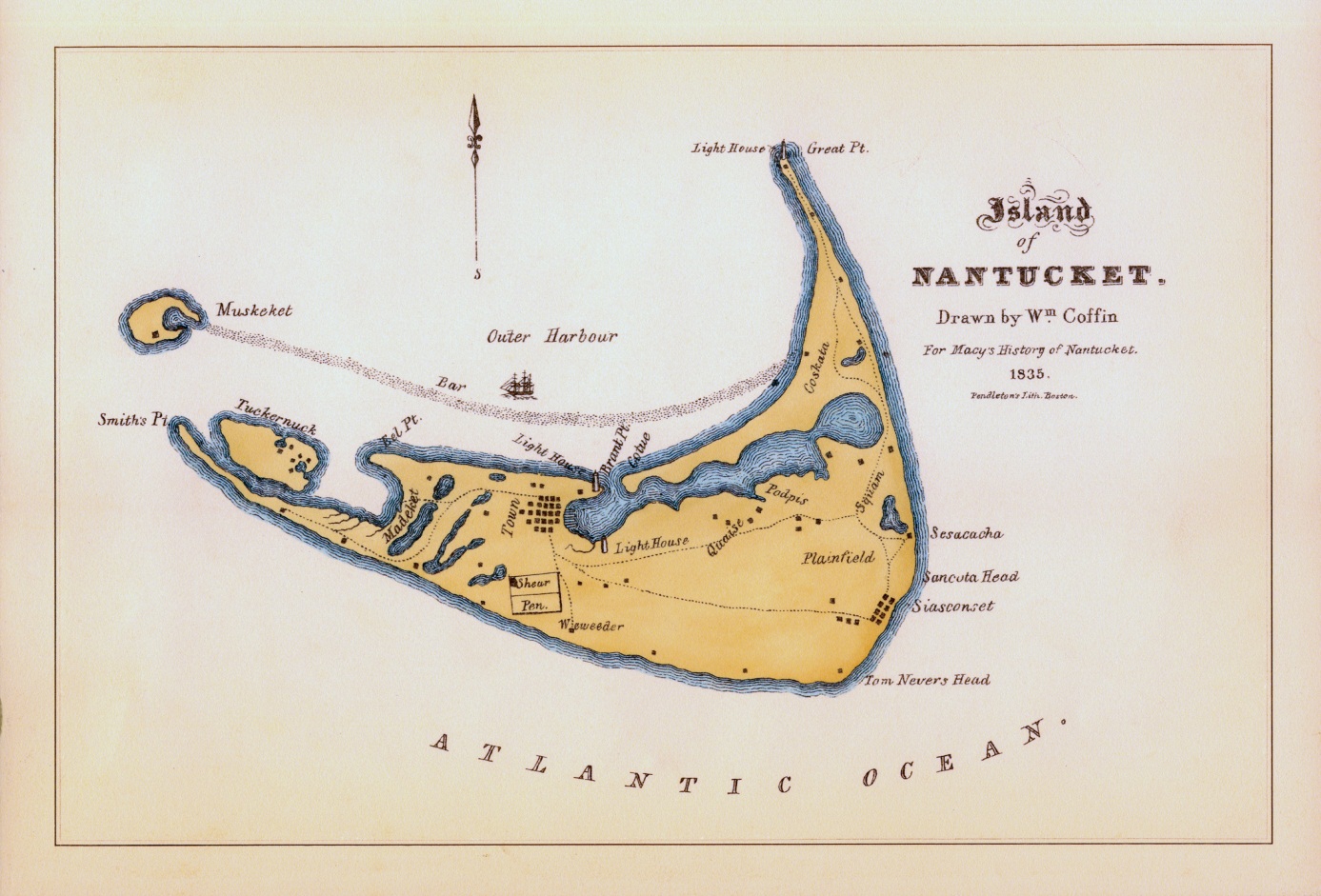 Island of Nantucket in Moby Dick Chapter 14: Nantucket (summary).