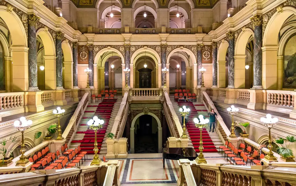 Hall of the National Museum in Prague