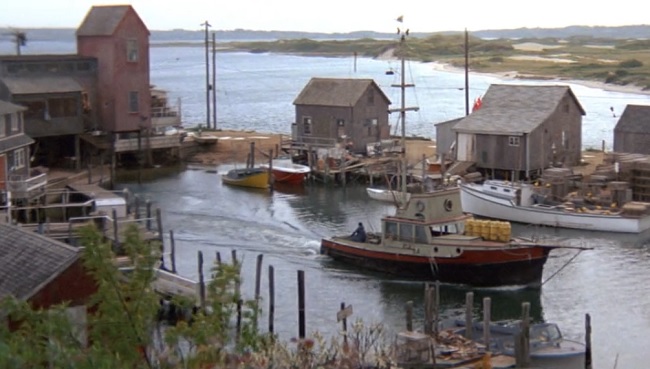 Quint's workshed, Amity Island, Menemsha port, Chilmark, Martha's Vineyard Jaws filming locations LegendaryTrips