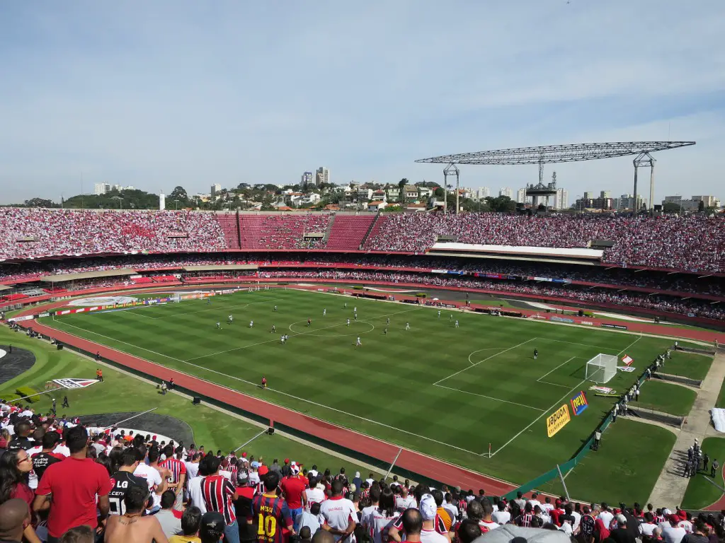 Morumbi football stadium in Sao Paulo, Brazil