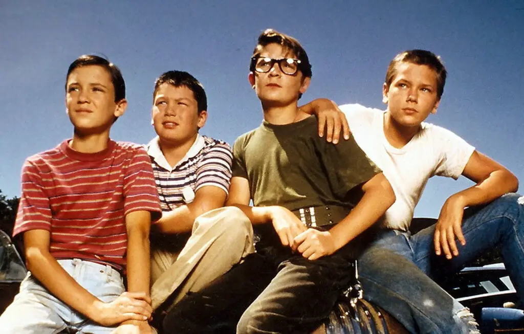 Gordie, Chris, Teddy and Vern in Stand by Me