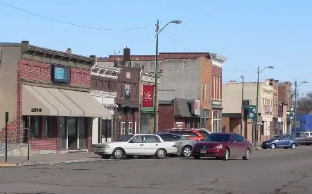 Fictionnal town of Hawthorne, Stanton, Nebraska (photo) as well as Plainview and Norfolk