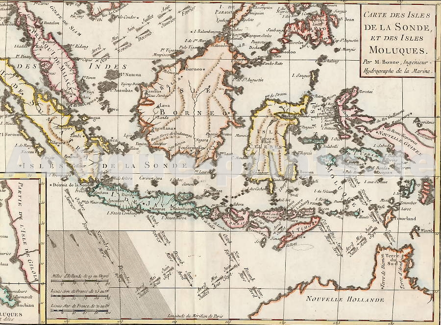 Sunda Straits Antique Map