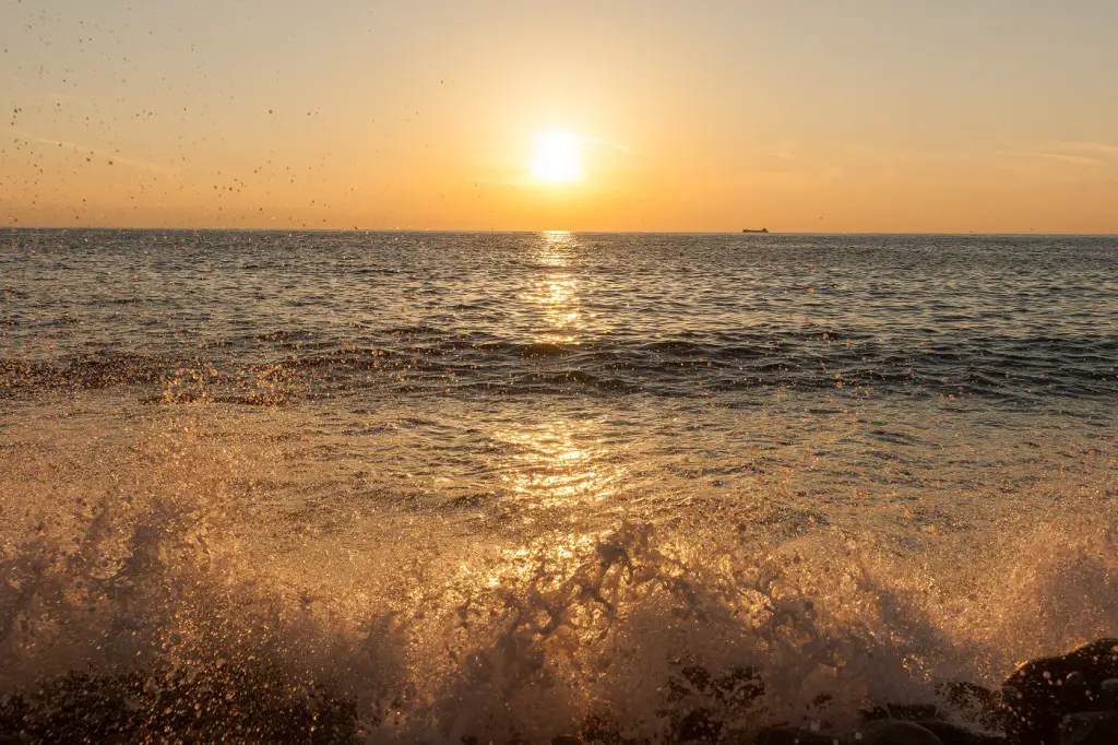 Sunset on Izu Peninsula, Japan